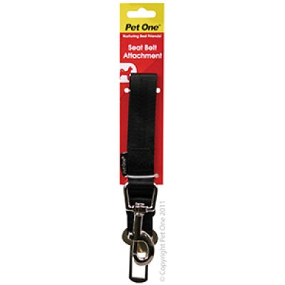 Pet One Leash car seat belt attachment