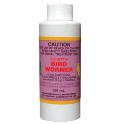 Elliott’s bird wormer 125ml