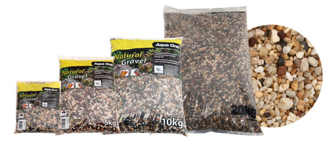 Aqua One natural gravel multi brown