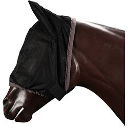 Conrad black fly mask with ears cob