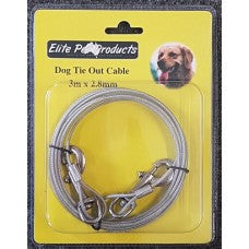 Dog tie out cable Elite pet products