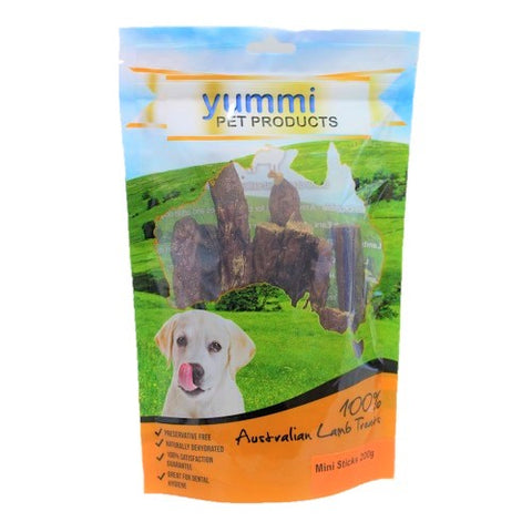 Yummi Lamb mini sticks 200g
