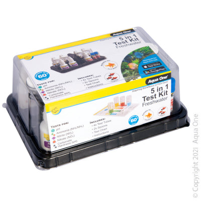 Aqua One test kit 5 in 1 fresh water 92061