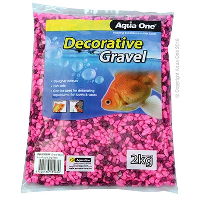 Aqua One gravel pink / purple
