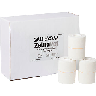 ZebraVet adhesive bandage 7.5cm x 2.4m