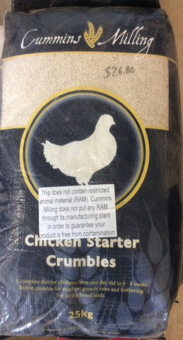 Cummins chicken starter crumbl