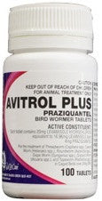 Avitrol plus bird wormer table