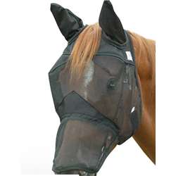 Horse master fly mask with nose & ears pony