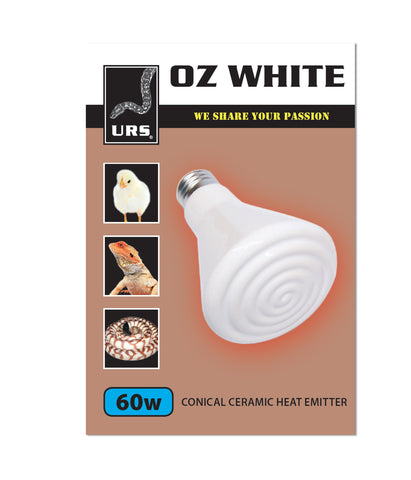 URS oz white ceramic heat emitter 60w
