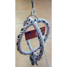 Rope twin rings toy 180mm Elit