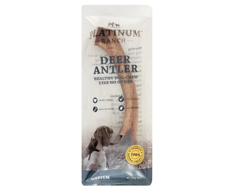 Platinum ranch deer antler medium