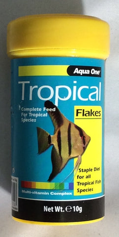 Aqua One tropical flakes 10g