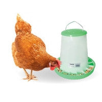 Poultry gravity feeder