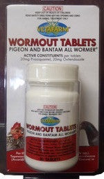 vetafarm wormout tablets 50 ta